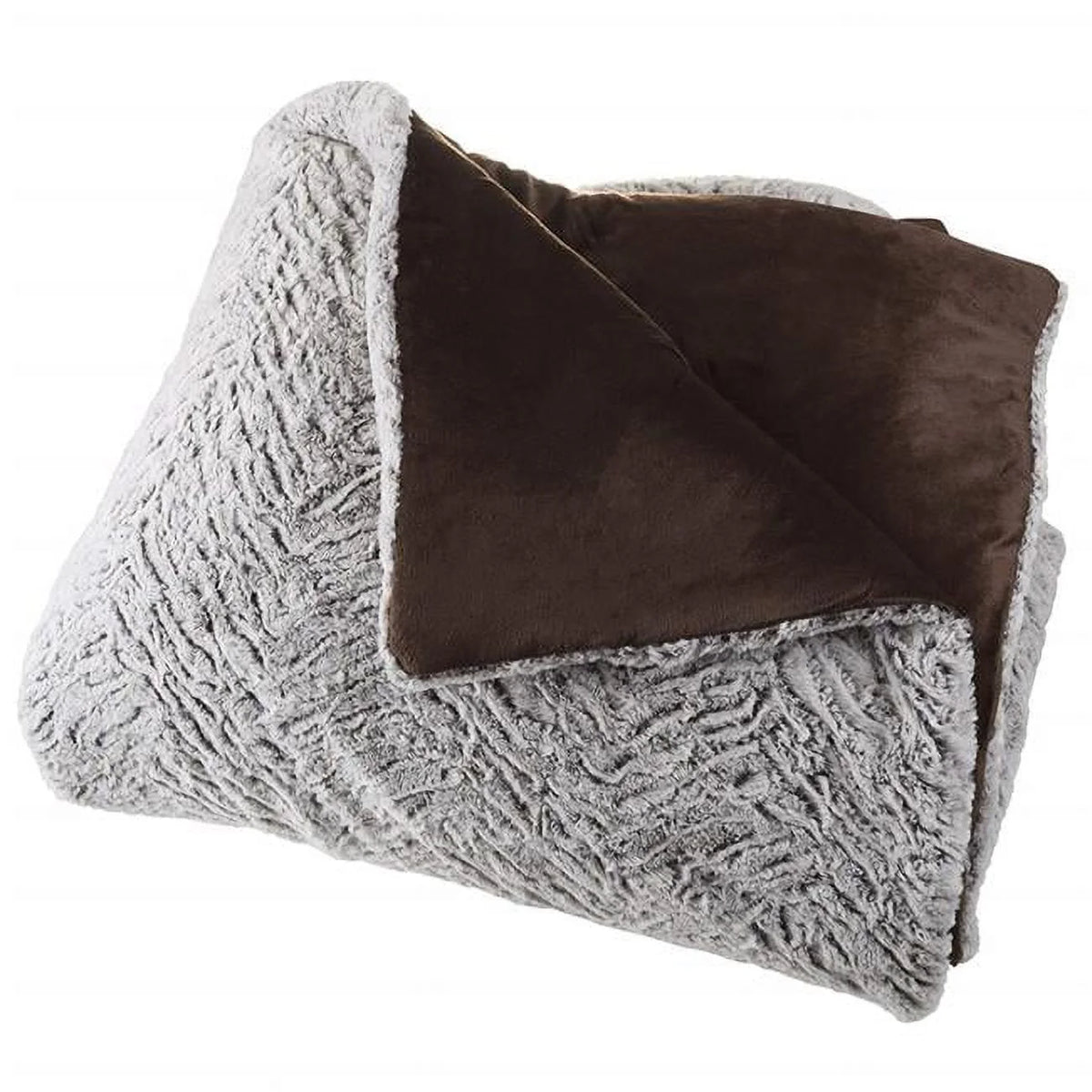Faux Fur Comforter Set, Full & Queen Size Y2792