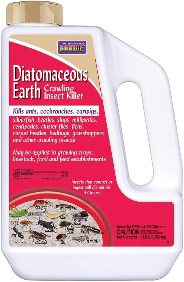 1.3 lbs Diatomaceous Earth Crawling Insect Killer H143131