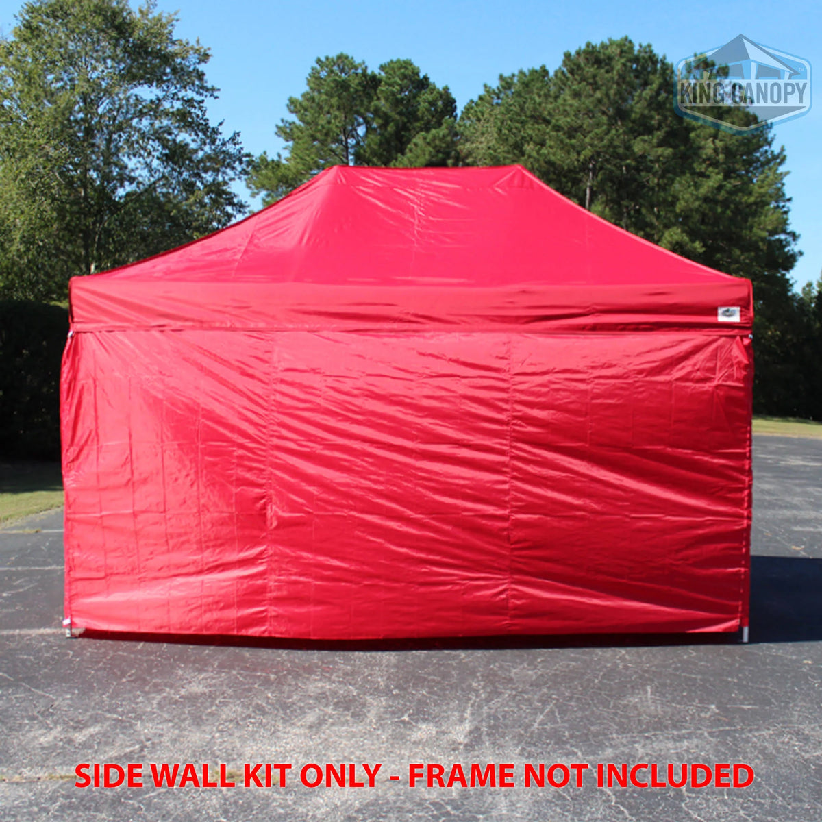 10 x 15 ft. Instant Side Walls Red Pack of 4 P921266