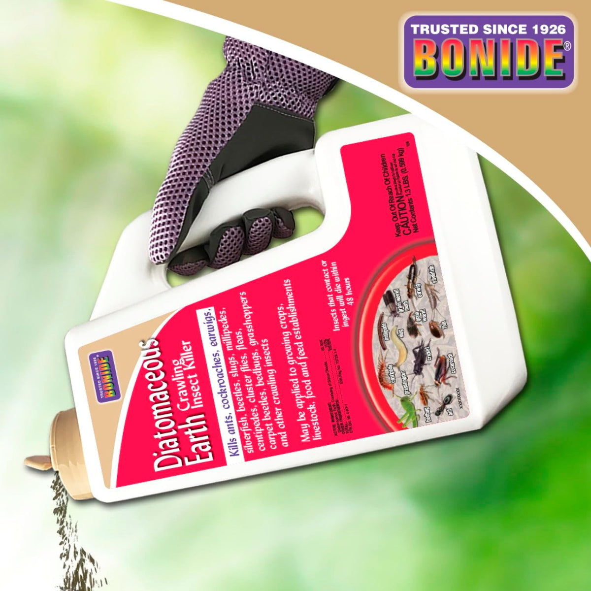 1.3 lbs Diatomaceous Earth Crawling Insect Killer H143131