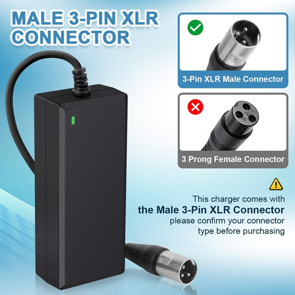 24V 2A XLR Electric Scooter Battery Charger Y156