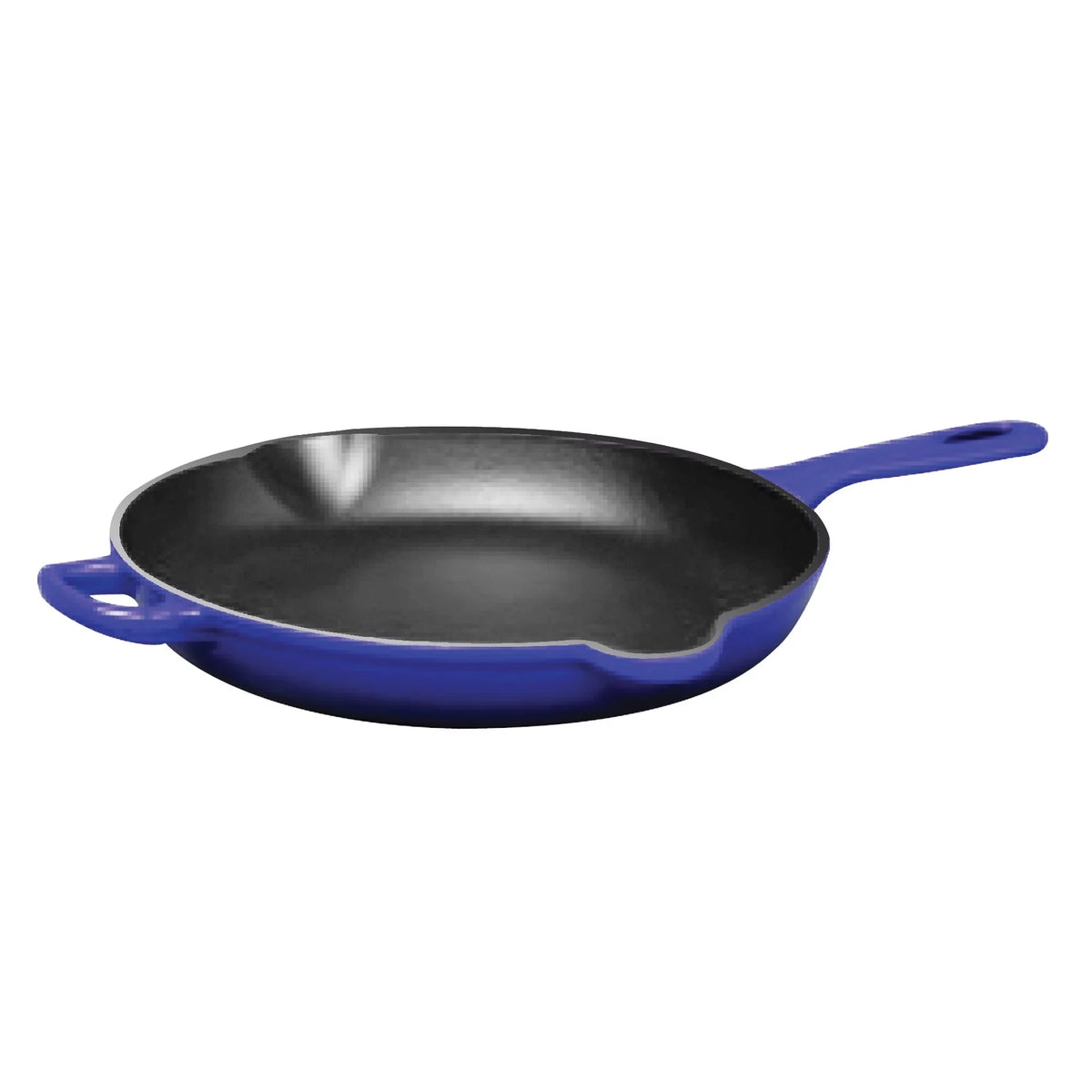 10 inch Round Cast Iron Skillet Cobalt Blue H428