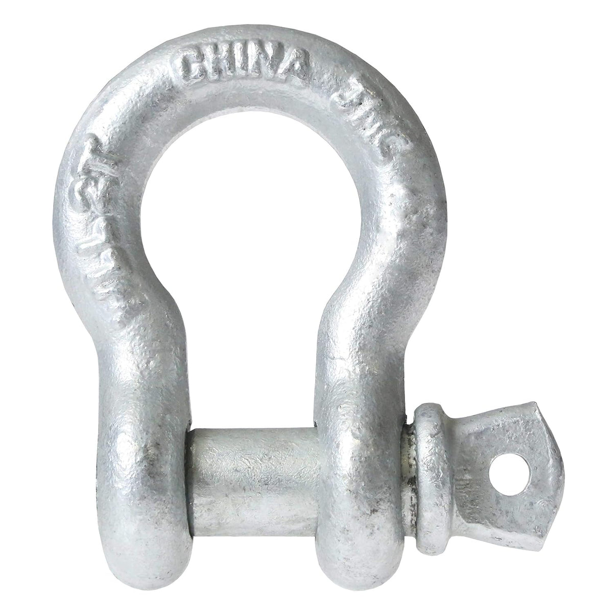 1-1/2 Inch Galvanized Screw Pin Anchor Shackle 17 Ton Capacity T3009
