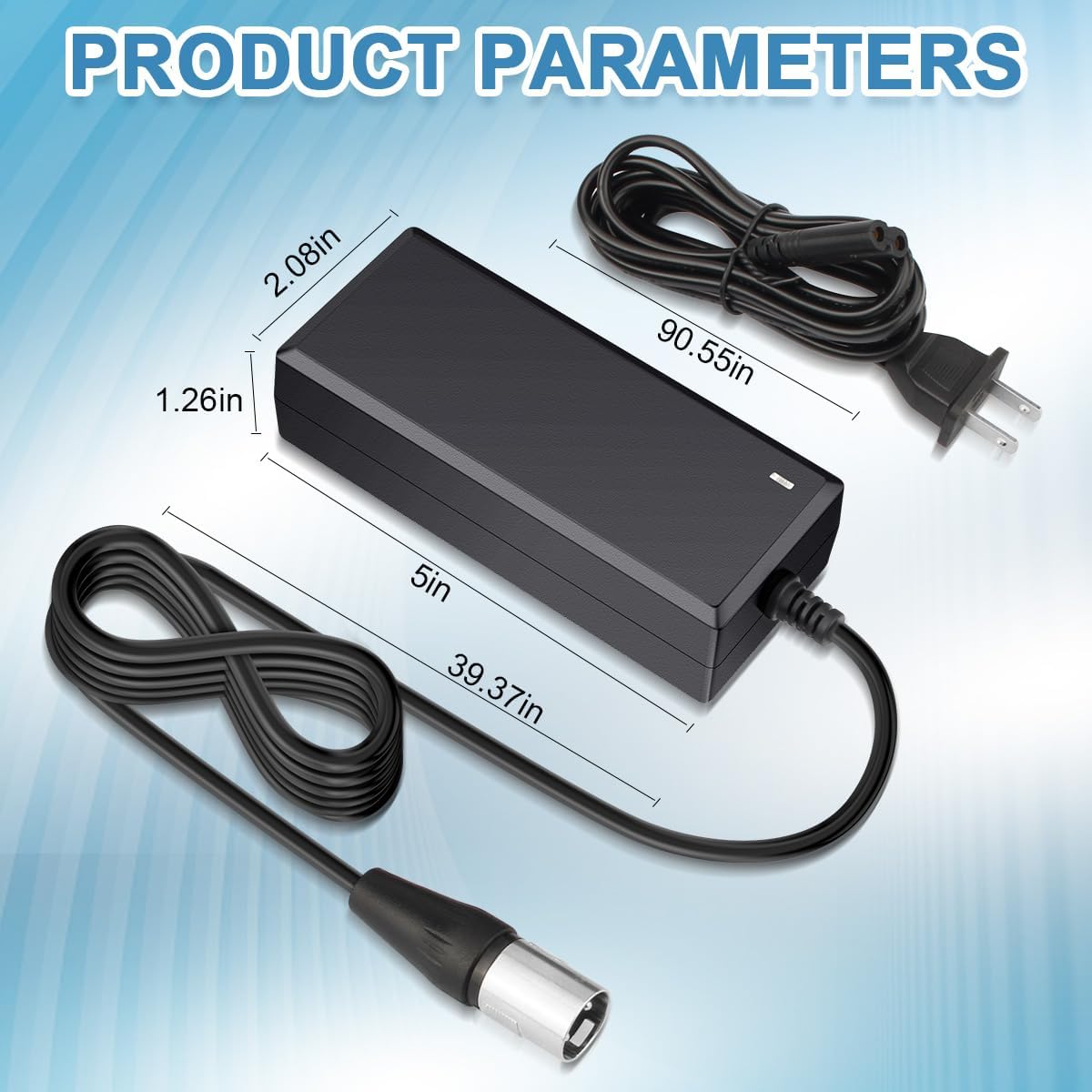 24V 2A XLR Electric Scooter Battery Charger Y156