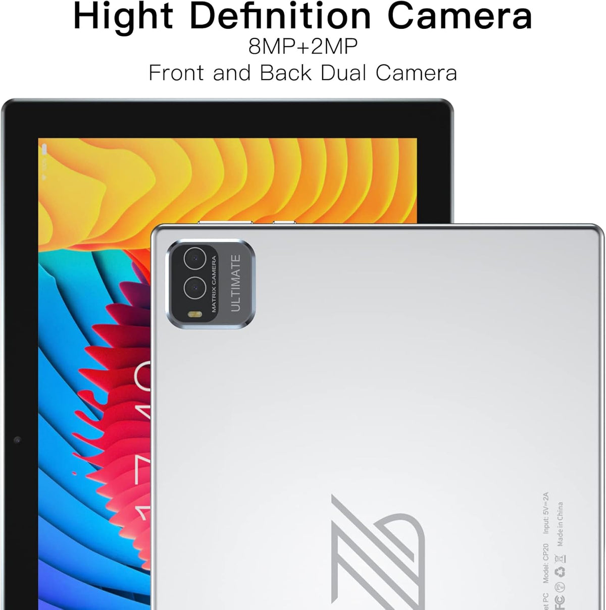 10 inch Android 11 Tablet, 3GB RAM 32GB ROM, 10.1 IPS HD Touch Screen F6230