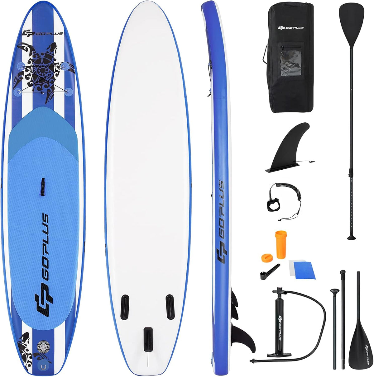 10.5/11FT Inflatable Stand Up Paddle Board with Carry Bag T66528