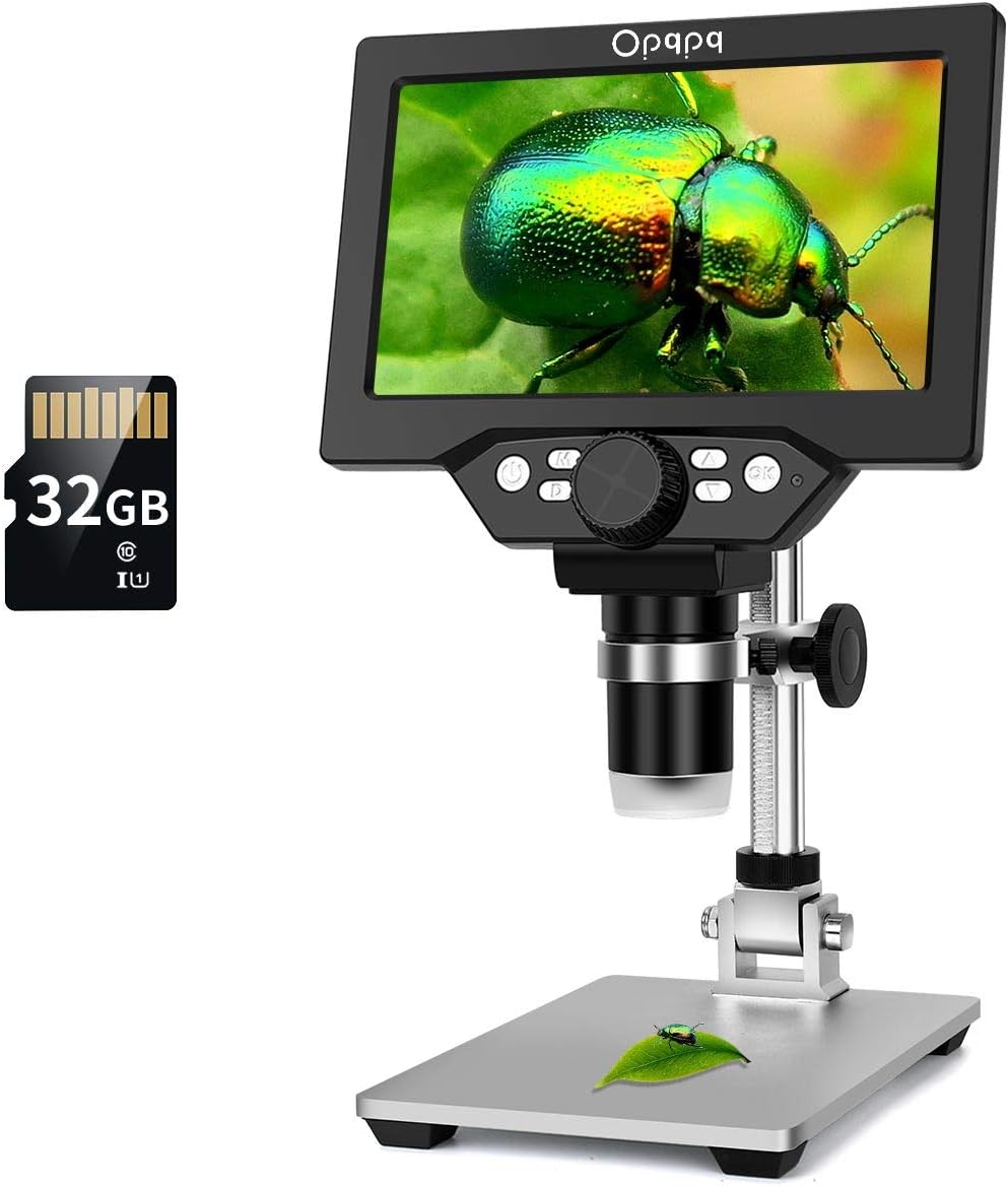 10-1200X 1080P Digital Microscope with Metal Stand B6286