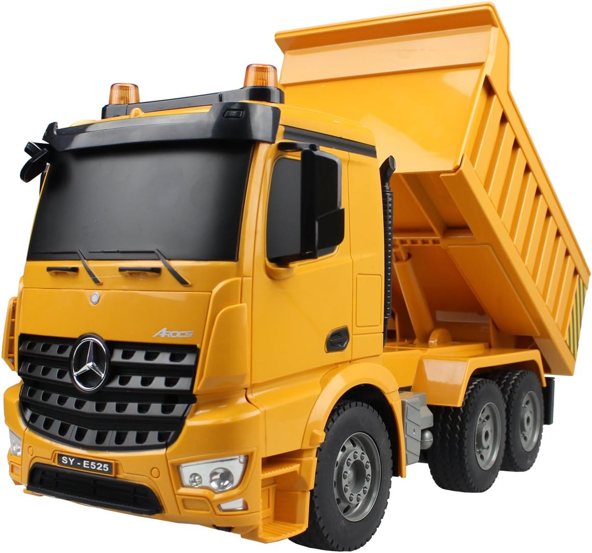 1/20 Scale 6 Channel RC Dump Truck Toy, Pack of 2 G153