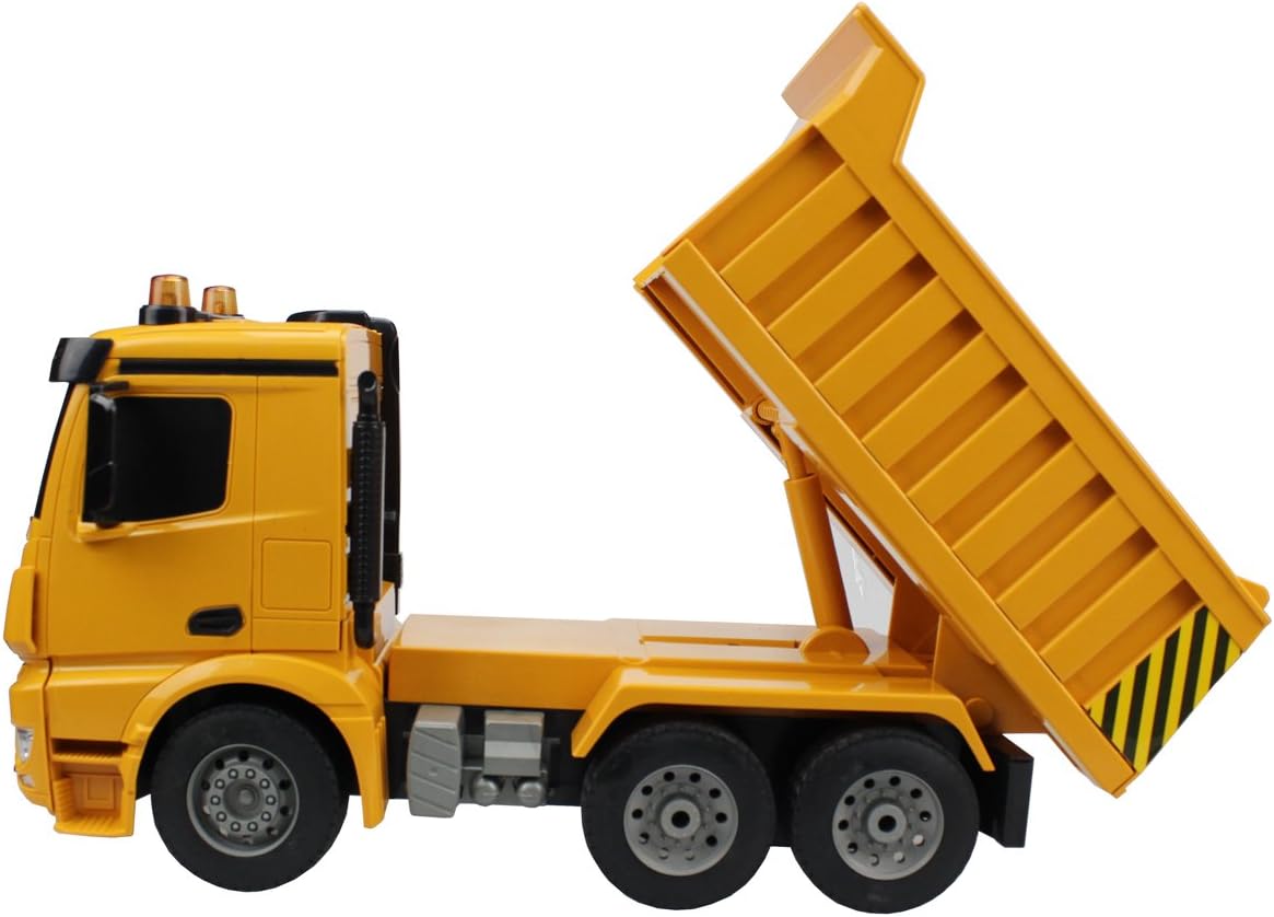 1/20 Scale 6 Channel RC Dump Truck Toy, Pack of 2 G153